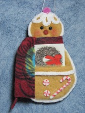 Gingerbread Gift Card Holder Pattern