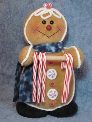 Gingerbread Candy Cane Holder Pattern