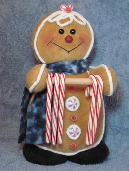 Gingerbread Candy Cane Holder Pattern