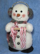 Snowman Candy Cane Holder Pattern