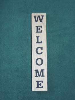 Wooden Welcome Sign - Miniature